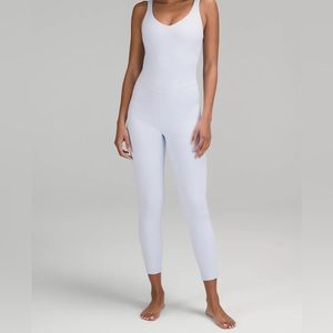 Lululemon Align Bodysuit 25” length size 6 Blissful blue